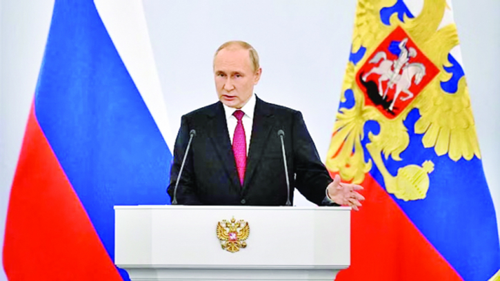 Putin declares 4 areas of Ukraine as Russian