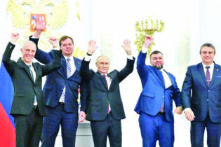 Putin illegally annexes Ukraine land; Kyiv seeks NATO entry