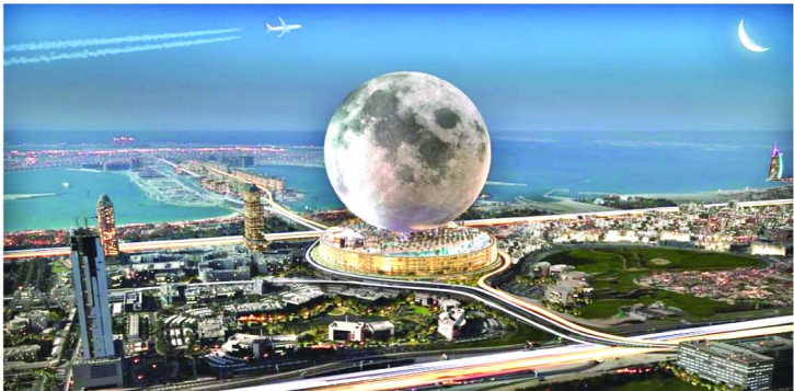 First moon-shaped luxury resort in Dubai