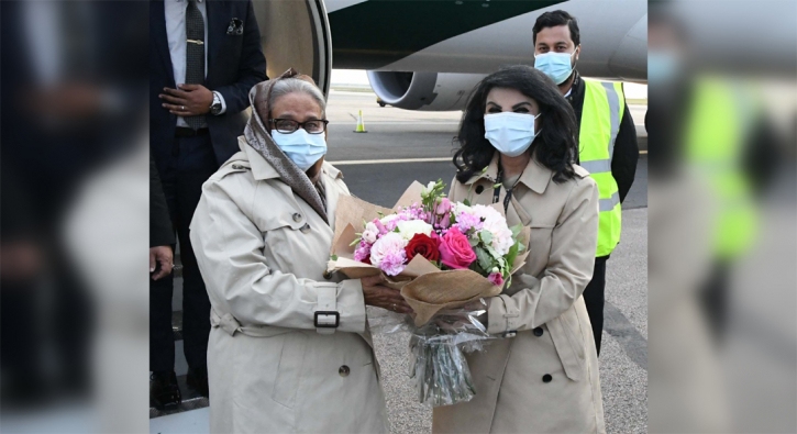 PM leaves London en route to Dhaka PM leaves London en route to Dhaka