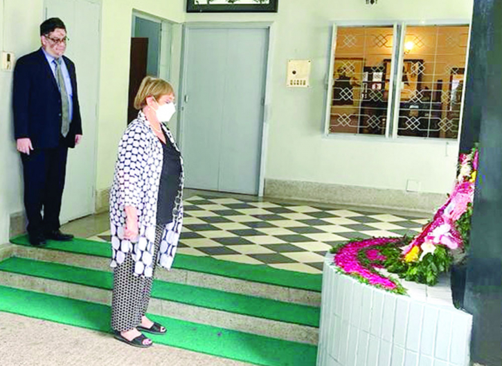 UN HR chief pays homage to Bangabandhu UN HR chief pays homage to Bangabandhu