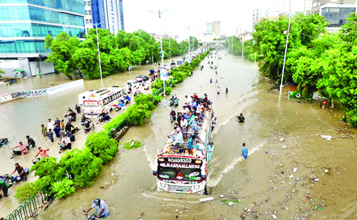 ‘One-third of Pakistan submerged’ ‘One-third of Pakistan submerged’
