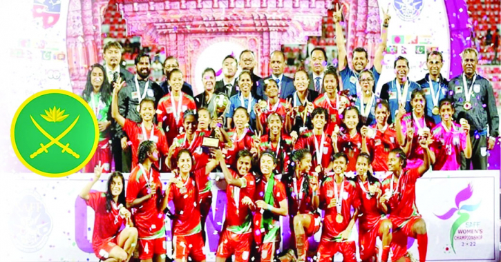 Army announces Tk1cr reward for SAFF champions