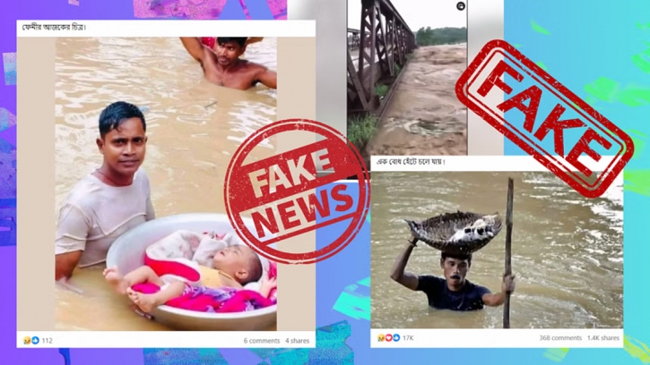 Flood-related fake news spreading on Facebook