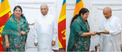 শ্রীলঙ্কার প্রধানমন্ত্রীর সাথে স্পিকার শিরীন শারমিন চৌধুরীর সৌজন্য সাক্ষাৎ