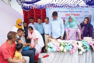 ময়মনসিংহ সিটি কর্পোরেশনে  জরুরি হাম-রুবেলা টিকাদান ক্যাম্পেইন-২০২৬ এর  উদ্বোধন