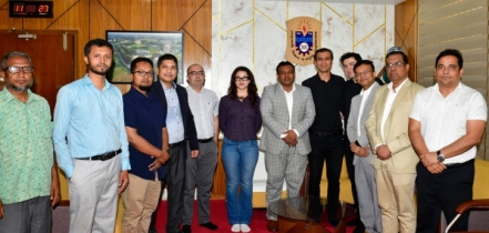 নোবিপ্রবি উপাচার্যের সঙ্গে তুরস্কের প্রতিনিধিদলের সৌজন্য সাক্ষাৎ