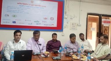 বাগেরহাটে জাতীয় ভিটামিন ‘এ’ প্লাস ক্যাম্পেইন উপলক্ষে সাংবাদিকদের সাথে প্রেস ব্রিফিং অনুষ্ঠিত
