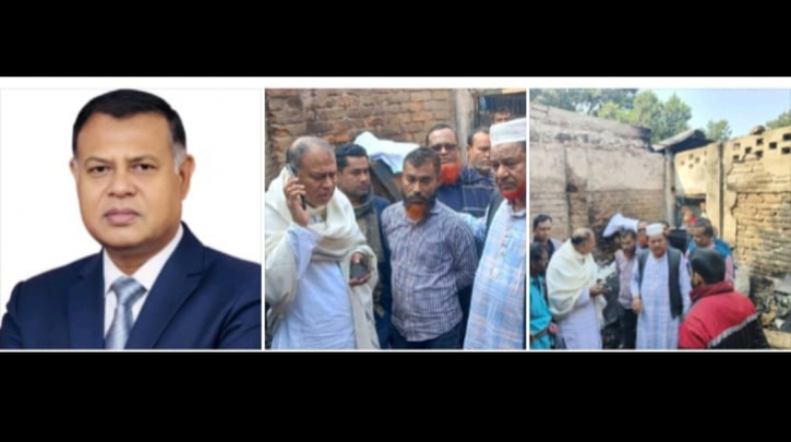 ফুলপুরে  অগ্নিকাণ্ডে ক্ষতিগ্রস্ত ব্যবসায়ীদের  সর্বোচ্চ  সহযোগিতার আশ্বাস   -- মোতাহার হোসেন তালুকদার