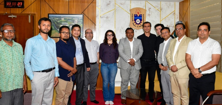 নোবিপ্রবি উপাচার্যের সঙ্গে তুরস্কের প্রতিনিধিদলের সৌজন্য সাক্ষাৎ