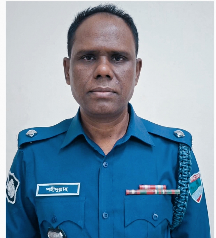 মোরেলগঞ্জে নবাগত ওসি হিসেবে শহীদুল্লাহ’র যোগদান