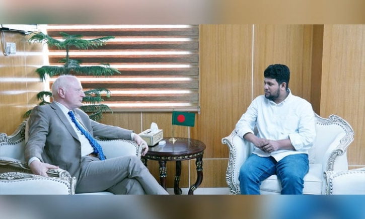 German ambassador meets Mahfuj Alam German ambassador meets Mahfuj Alam