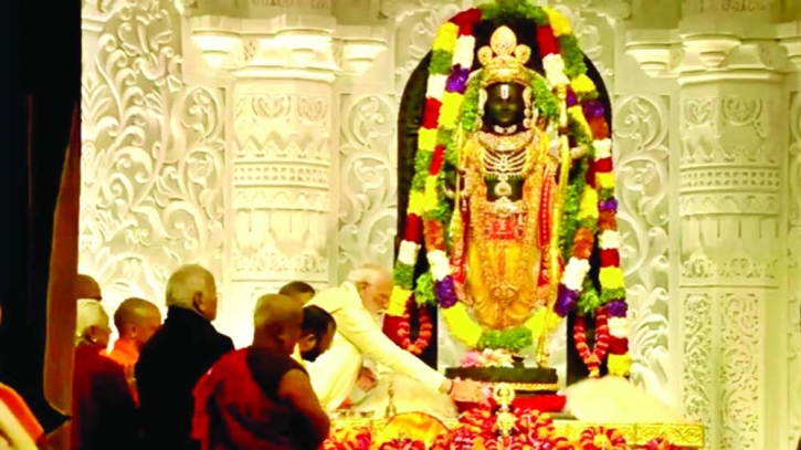 Modi hails India’s ’new era’ with opening major Hindu temple