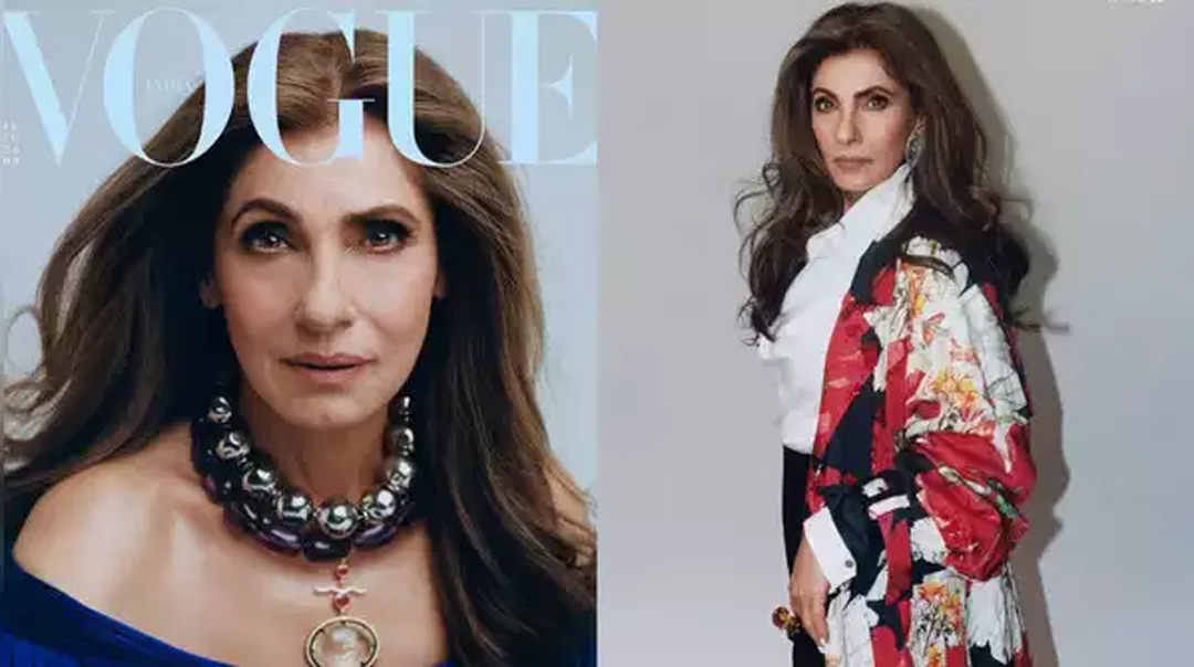 Dimple Kapadia shines as Vogue India’s Cover Star at 67
