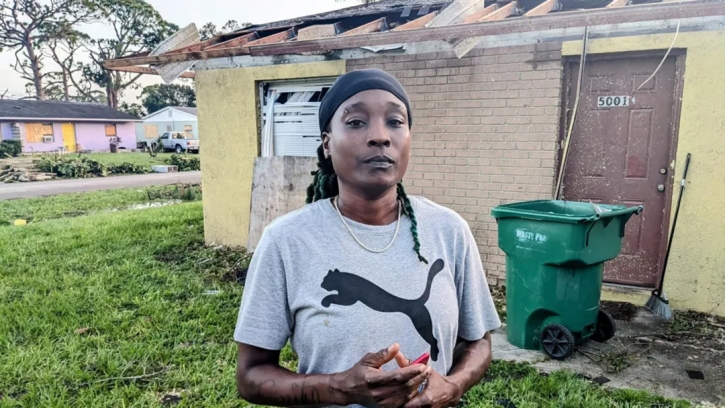 Door flew off-Florida reels after hurricane devastation Door flew off-Florida reels after hurricane devastation