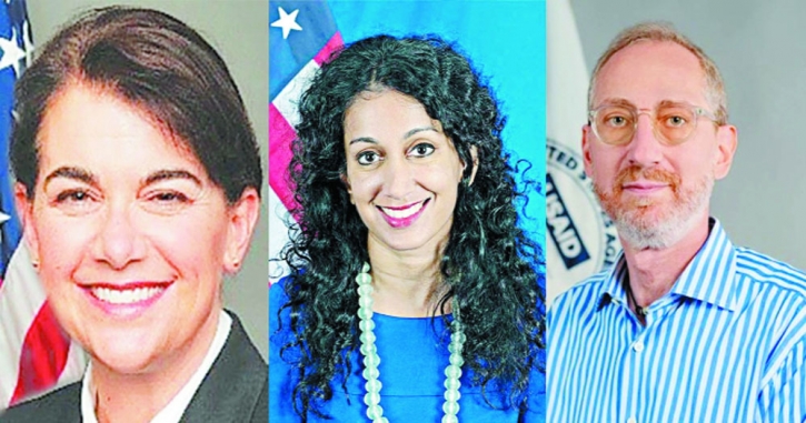 Delegation from US National Security Council, State Department, USAID in Dhaka Delegation from US National Security Council, State Department, USAID in Dhaka