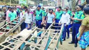 DMP cracks down on traffic violations in Mitford, Babubazar