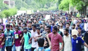 JnU students declare sit-in at Kakrail until demands are met