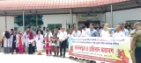 Human Chain by Physicians in Nilphamari Protesting Attack and Assault on Doctor in Shariatpur Human Chain by Physicians in Nilphamari Protesting Attack and Assault on Doctor in Shariatpur