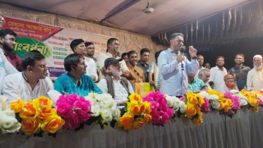 Foundation Stone Laid and Reception Held for UP Building Worth Around 4 Crore Taka in Bogdaburi, Dom Foundation Stone Laid and Reception Held for UP Building Worth Around 4 Crore Taka in Bogdaburi, Dom