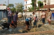 Building Construction Continues in Natipara, Bogura Defying City Corporation Orders Building Construction Continues in Natipara, Bogura Defying City Corporation Orders