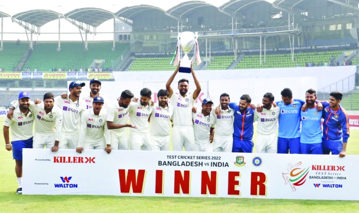 Dhaka Test: Iyer,  Ashwin guide India’s win from a lost position