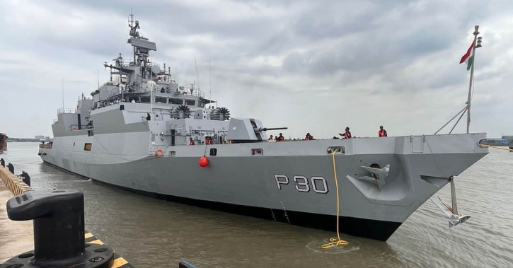 Indian navy’s largest corvette Ins Kiltan arrives in Chittagong Indian navy’s largest corvette Ins Kiltan arrives in Chittagong