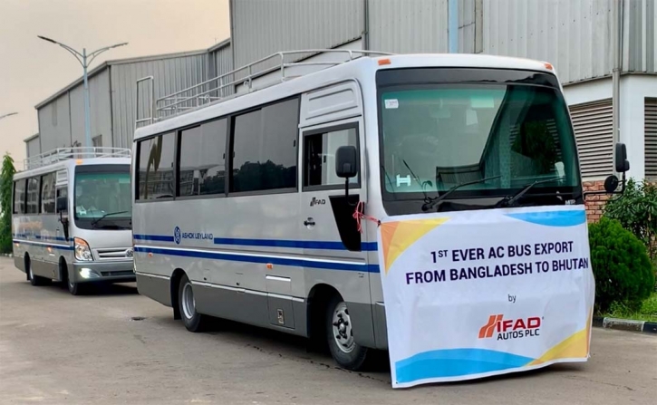 First-ever export of locally built air-conditioned buses to Bhutan