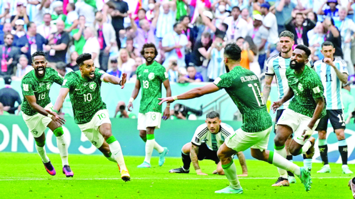 Saudis stun Argentina with 2-1 comeback