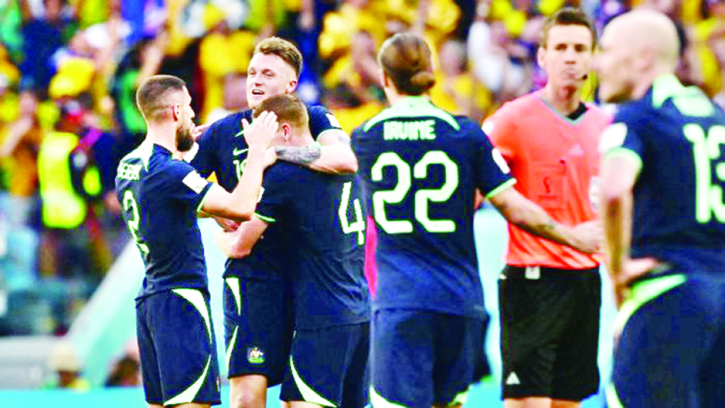 Australia edge Tunisia to end 12-yr wait for a WC win