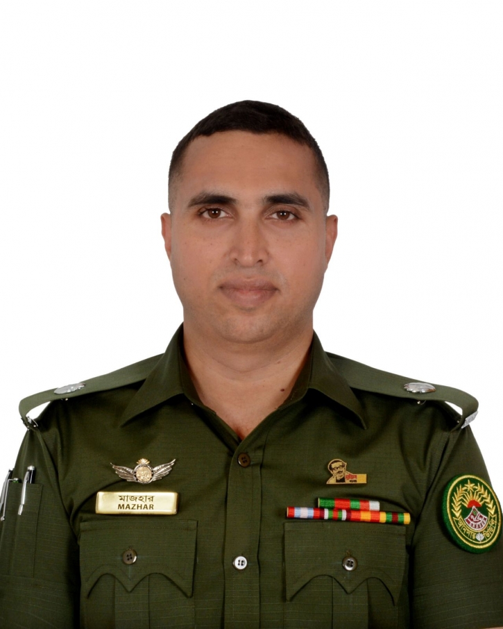 Nilphamari District Ansar Commandant Mazharul Islam Receives BVM Medal