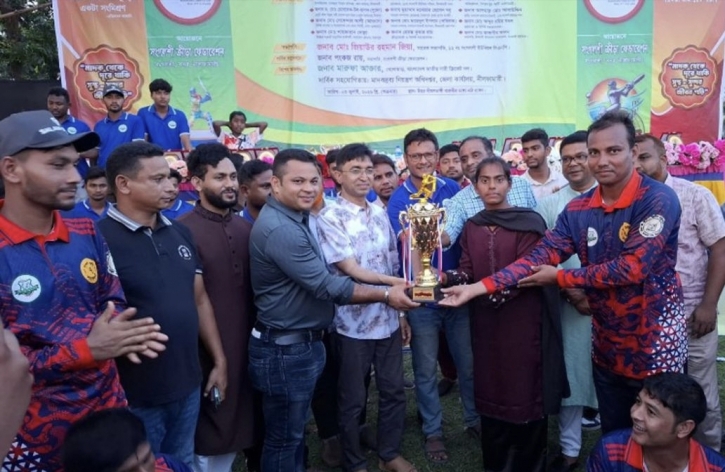 Say No to Drugs, Let’s Play’: Ward No. 7 Champions in Sangalshi Anti-Drug Cricket Tournament
