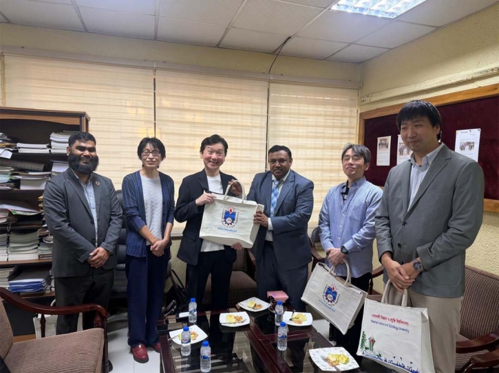 Jichi Medical University envoy meet with NSTU VC 