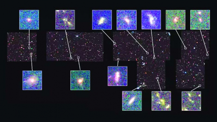 Galaxies in early universe were surprisingly diverse