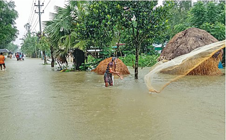 67,520 marooned in Mymensingh division flash flood 67,520 marooned in Mymensingh division flash flood
