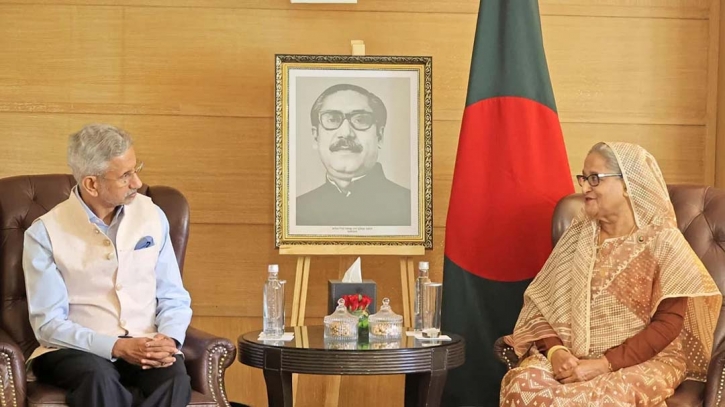 Jaishankar pays courtesy call on PM Hasina Jaishankar pays courtesy call on PM Hasina