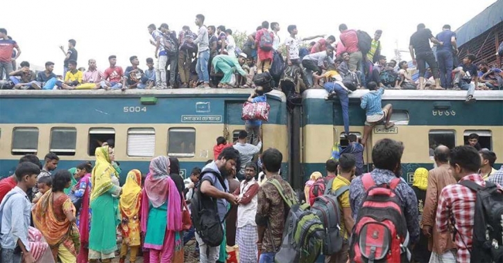 9m to leave Dhaka by road during Eid holidays: Report 9m to leave Dhaka by road during Eid holidays: Report