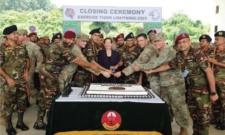 Bangladesh army, US National Guard conclude weeklong joint exercise: ISPR Bangladesh army, US National Guard conclude weeklong joint exercise: ISPR