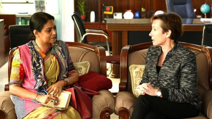 Rizwana, US Charge d’Affaires discuss critical environmental challenges Rizwana, US Charge d’Affaires discuss critical environmental challenges