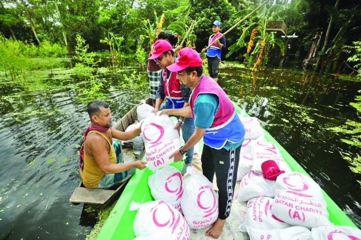 Qatar Charity Provides Emergency Relief to 180,000 Flood-Affected People in Bangladesh Qatar Charity Provides Emergency Relief to 180,000 Flood-Affected People in Bangladesh
