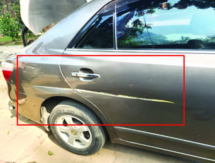 Truck hits car carrying The South Asian Times editor Truck hits car carrying The South Asian Times editor