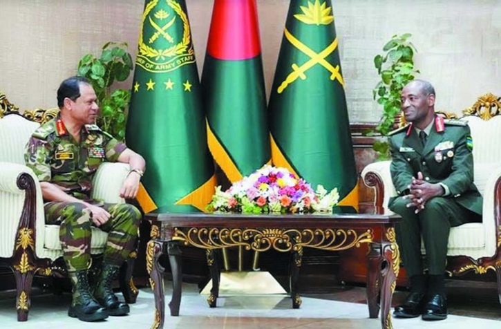 Rwanda defence chief meets Bangladesh army chief Rwanda defence chief meets Bangladesh army chief