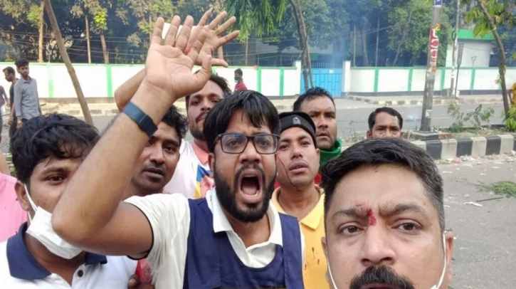 Man who set bus on fire during BNP rally identified