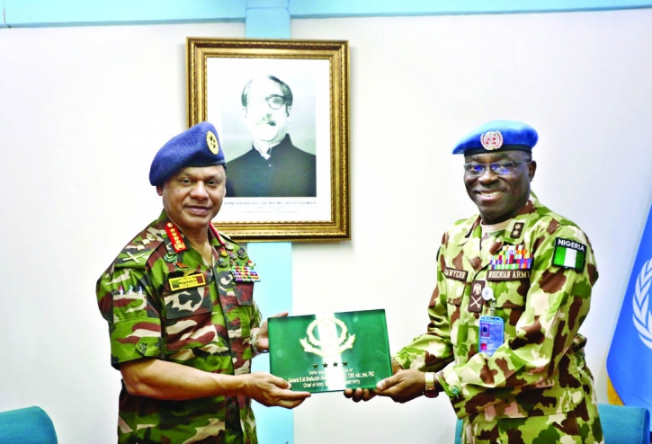 Bangladesh Army chief visits UN peacekeeping mission in Sudan